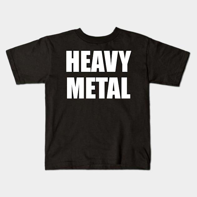 Heavy Metal Kids T-Shirt by Nerdlight Shop